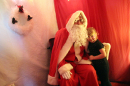 Father Christmas in his grotto